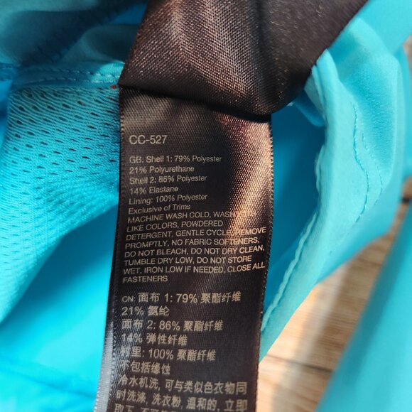 Women's MARMOT FUSION JACKET Lightweight Running Pockets Teal Blue XS/TP - Picture 10 of 16